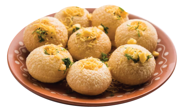 Golgappa Plate
